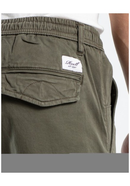 PANTALON CHICO REELL  AJUSTE ACANALADO COLOR OLIVE