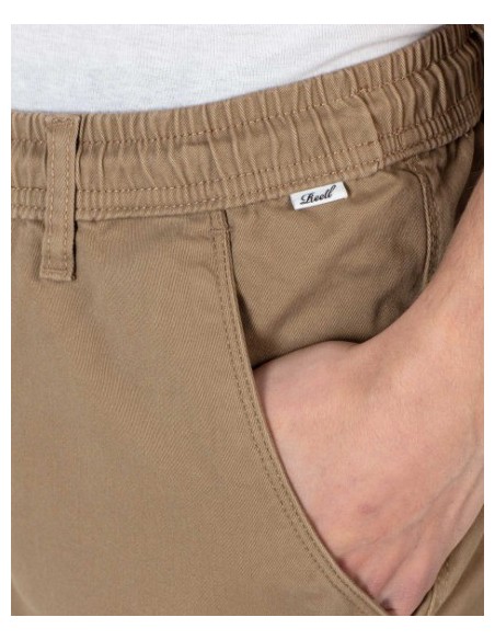PANTALON CHICO REELL AJUSTE ACANALADO  COLOR SAND