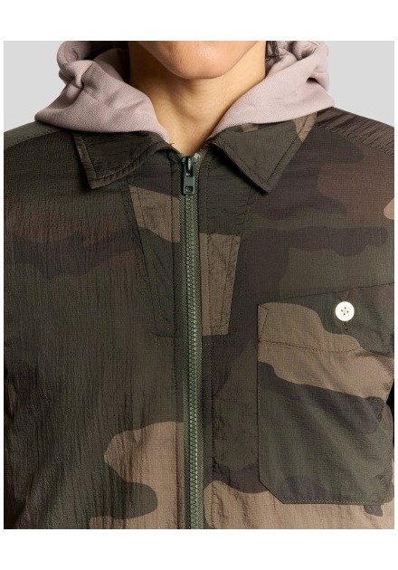 CAZADORA CHICO CAMUFLAJE LYLE&SCOTT COLOR14 MARRON
