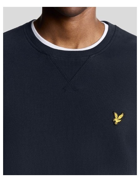 SUDADERA UNISEX LYLE &SCOTT COLOR21 MARINO