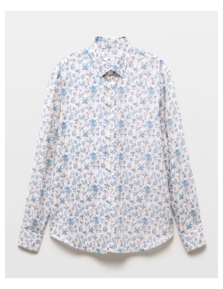 CAMISA CHICO ESTAMPADA MIGUEL BELLIDO COLOR 57 CELESTE