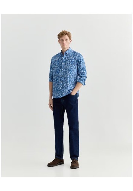 CAMISA CHICO ESTAMPADA  MIGUEL BELLIDO COLOR 55 AZUL