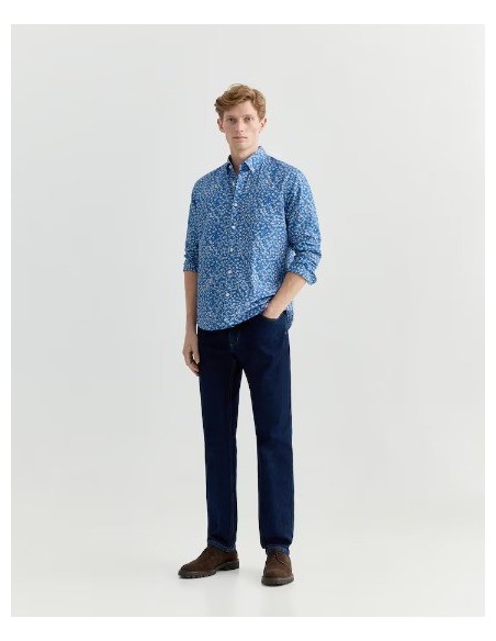 CAMISA CHICO ESTAMPADA  MIGUEL BELLIDO COLOR 55 AZUL