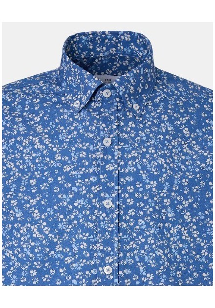CAMISA CHICO ESTAMPADA  MIGUEL BELLIDO COLOR 55 AZUL