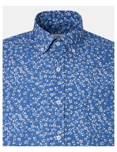 CAMISA CHICO ESTAMPADA  MIGUEL BELLIDO COLOR 55 AZUL