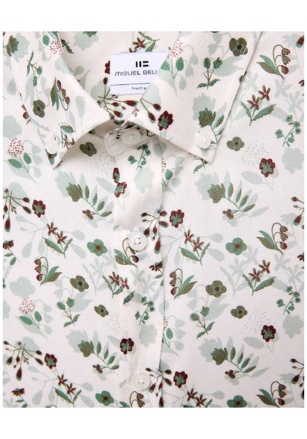 CAMISA CHICO ESTAMPADA MIGUEL BELLIDO COLOR 56 VERDE
