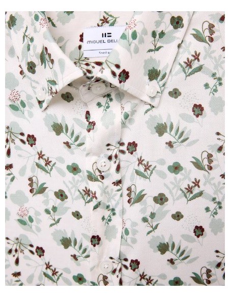 CAMISA CHICO ESTAMPADA MIGUEL BELLIDO COLOR 56 VERDE