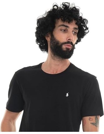 CAMISETA UNISEX POLO RALPH LAUREN COLOR 74 NEGRA