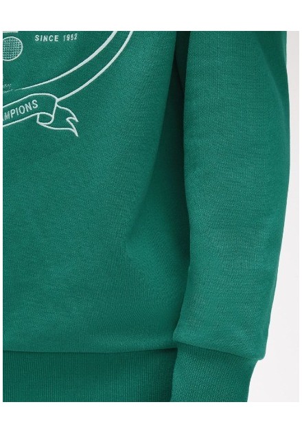 SUDADERA UNISEX FRED PERRY COLOR 27 VERDE