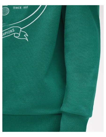 SUDADERA UNISEX FRED PERRY COLOR 27 VERDE