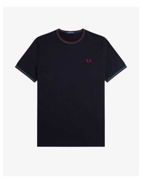 CAMISETA UNISEX FRED PERRY COLOR78 MARINO