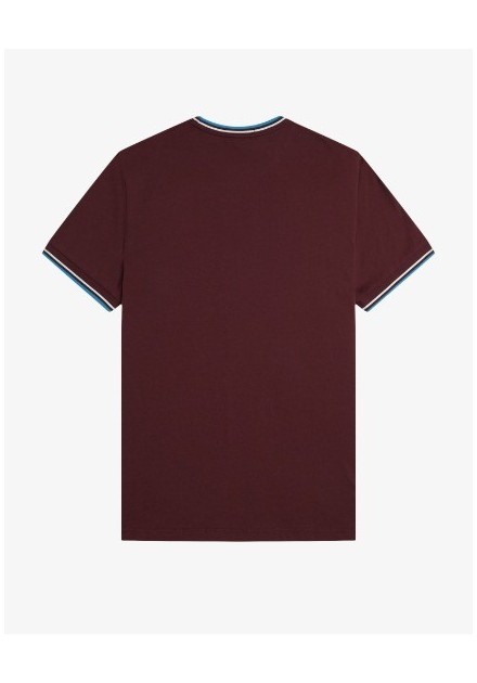 CAMISETA UNISEX FRED PERRY COLOR 77 BURDEOS