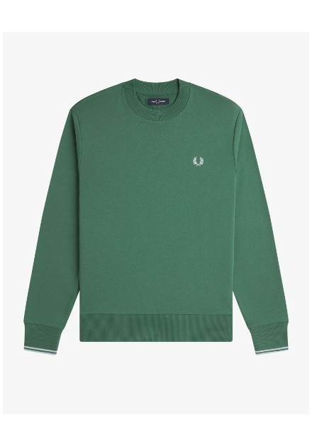 SUDADERA UNISEX FRED PERRY COLOR 31 VERDE