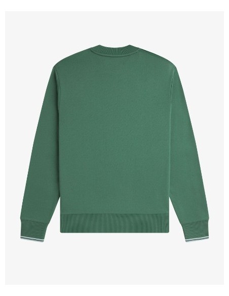 SUDADERA UNISEX FRED PERRY COLOR 31 VERDE