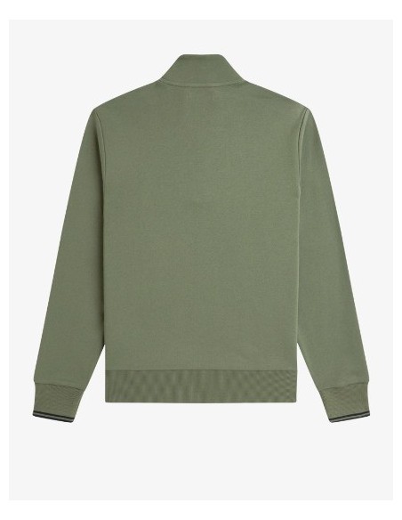 SUDADERA UNISEX FRED PERRY COLOR 28 VERDE