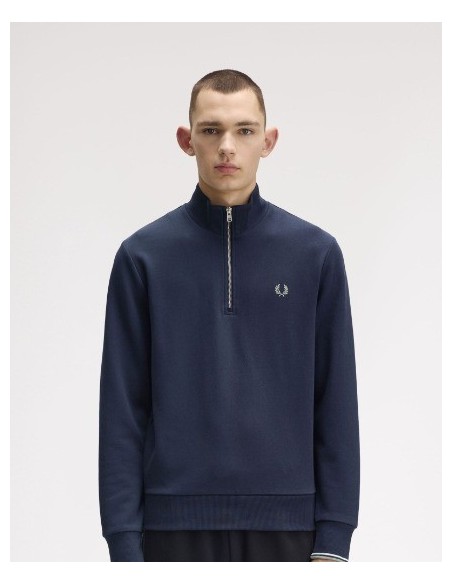 SUDADERA UNISEX FRED PERRY COLOR 29 MARINO