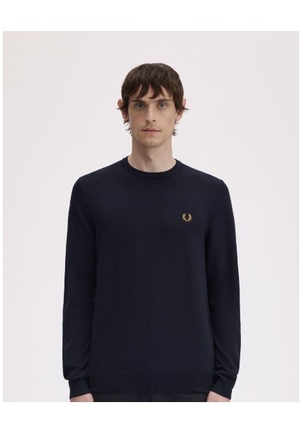 JERSEY CHICO FRED PERRY COLOR MARINO