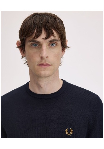 JERSEY CHICO FRED PERRY COLOR MARINO