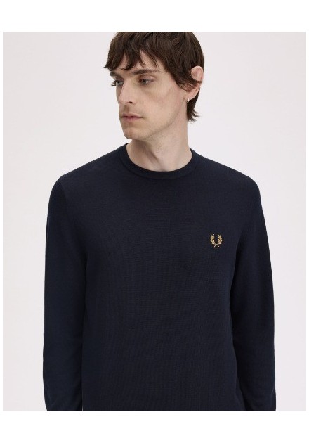 JERSEY CHICO FRED PERRY COLOR MARINO