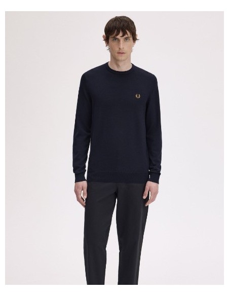 JERSEY CHICO FRED PERRY COLOR MARINO