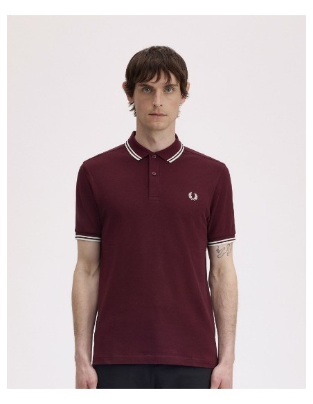 POLO CHICO FRED PERRY COLOR 44 BURDEOS