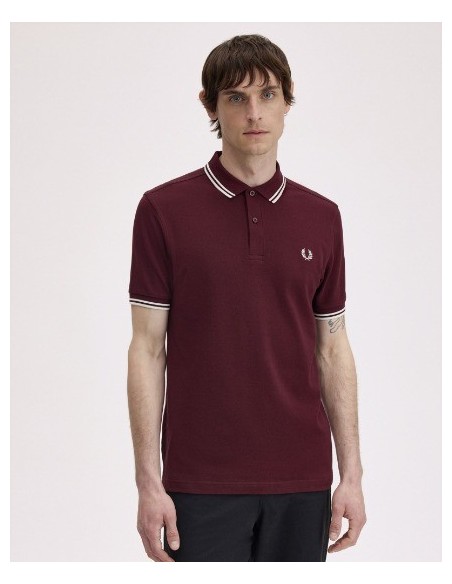 POLO CHICO FRED PERRY COLOR 44 BURDEOS