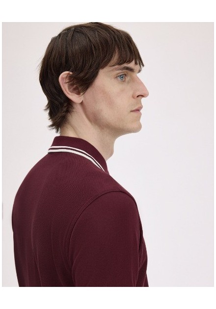 POLO CHICO FRED PERRY COLOR 44 BURDEOS