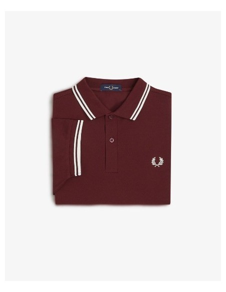 POLO CHICO FRED PERRY COLOR 44 BURDEOS