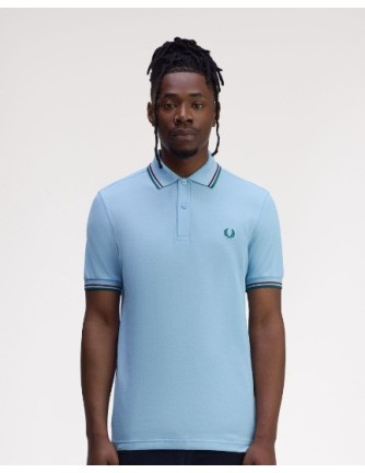 POLOCHICO FRED PERRY COLOR46 CELESTE