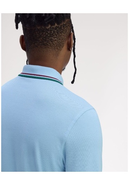 POLOCHICO FRED PERRY COLOR46 CELESTE