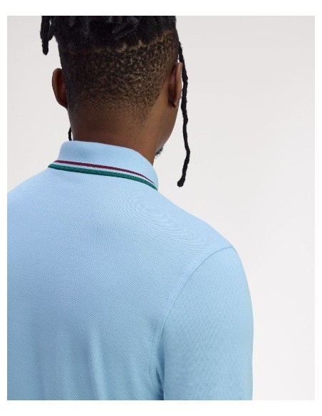 POLOCHICO FRED PERRY COLOR46 CELESTE