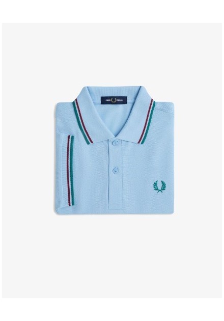 POLOCHICO FRED PERRY COLOR46 CELESTE