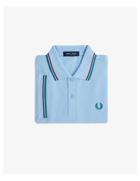 POLOCHICO FRED PERRY COLOR46 CELESTE