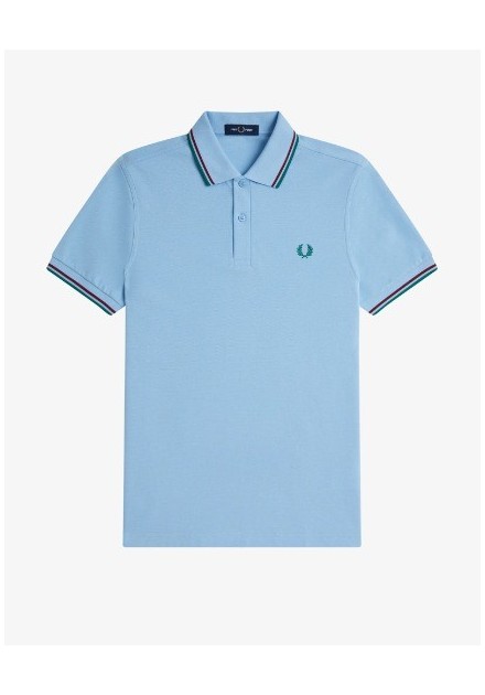 POLOCHICO FRED PERRY COLOR46 CELESTE