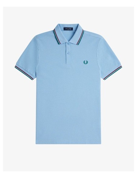 POLOCHICO FRED PERRY COLOR46 CELESTE