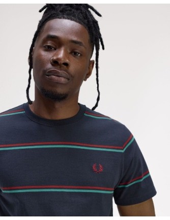CAMISETA UNISEX FRED PERRY COLOR 608 MARINO 2