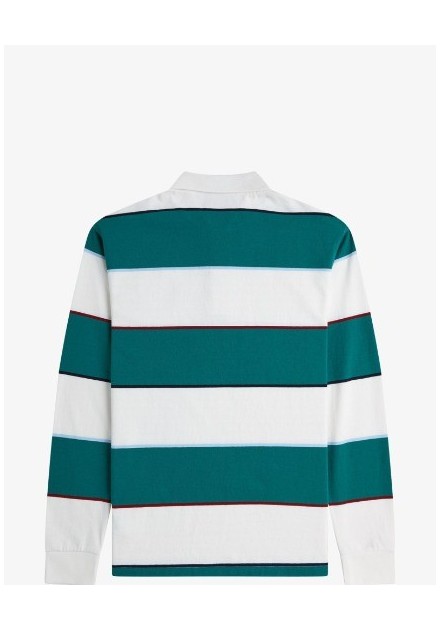 POLO CHICO MANGA LARGA FRED PERRY  COLOR48 VERDE