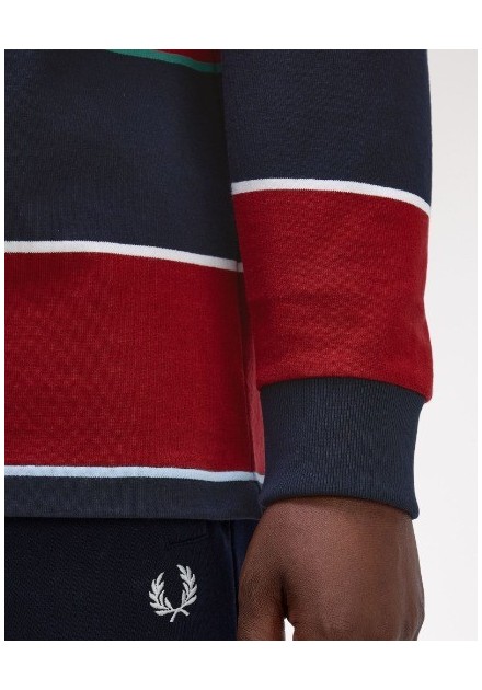 POLO CHICO MANGA LARGA FRED PERRY COLOR 49 BURDEOS