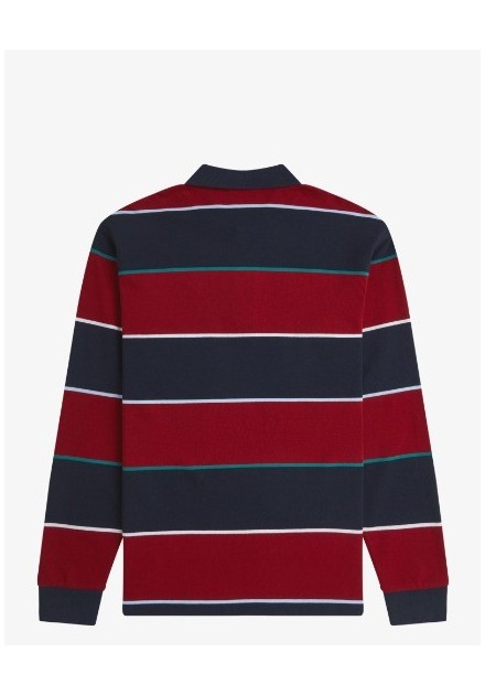 POLO CHICO MANGA LARGA FRED PERRY COLOR 49 BURDEOS