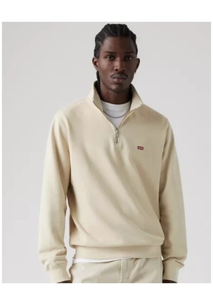 SUDADERA UNISEX  CREMALLERA LEVIS COLOR 05 BEIG
