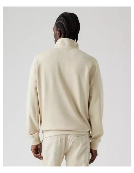 SUDADERA UNISEX  CREMALLERA LEVIS COLOR 05 BEIG