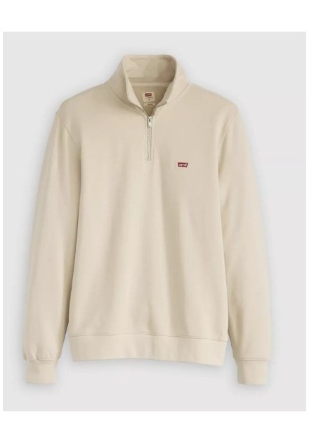 SUDADERA UNISEX  CREMALLERA LEVIS COLOR 05 BEIG