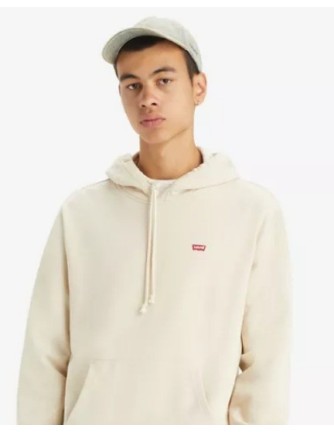 SUDADERA UNISEX CON CAPUCHA LEVIS COLOR 07 BEIG