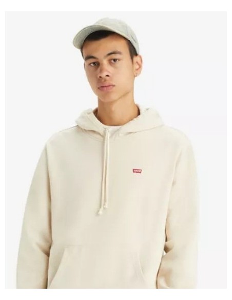 SUDADERA UNISEX CON CAPUCHA LEVIS COLOR 07 BEIG