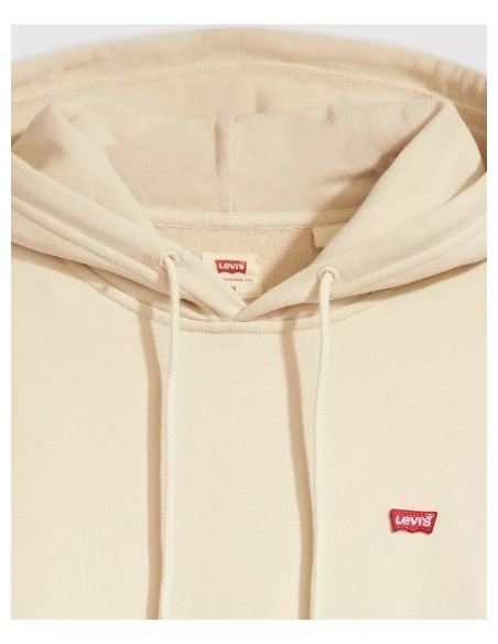SUDADERA UNISEX CON CAPUCHA LEVIS COLOR 07 BEIG