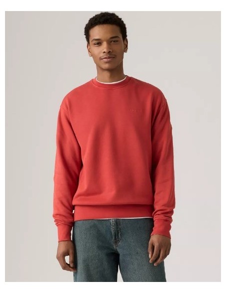 SUDADERA UNISEX CAJA LEVIS COLOR 37 BURDEOS