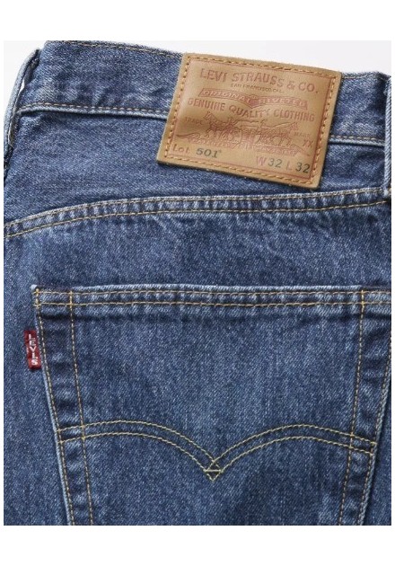 PANTALON CHICO LEVIS 501 LAVADO MEDIO