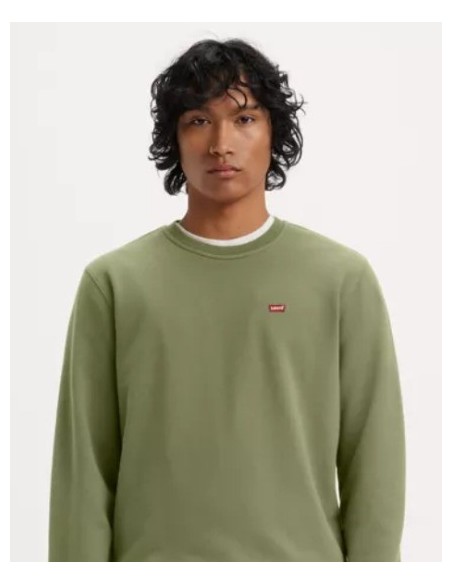 SUDADERA UNISEX CAJA LEVIS COLOR 35 COLOR VERDE