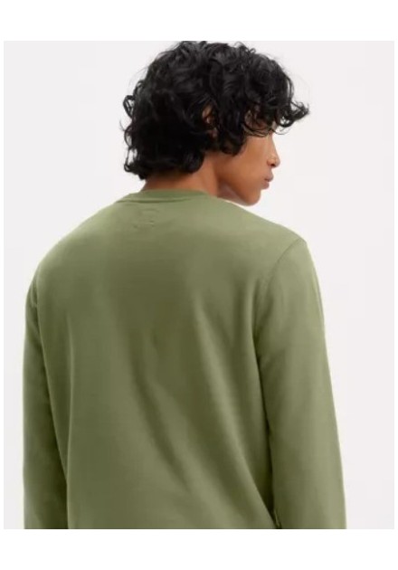 SUDADERA UNISEX CAJA LEVIS COLOR 35 COLOR VERDE