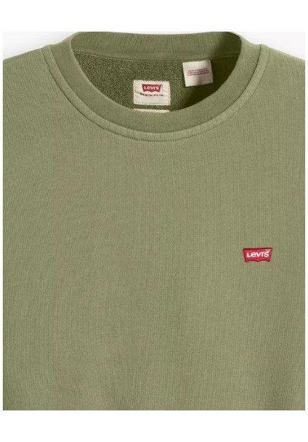 SUDADERA UNISEX CAJA LEVIS COLOR 35 COLOR VERDE